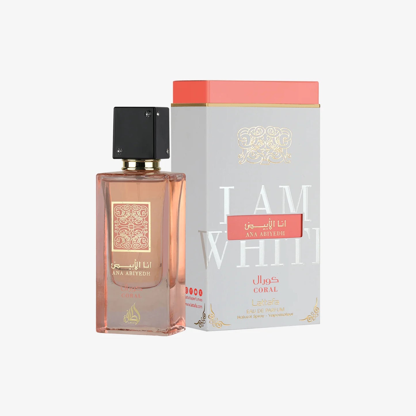 Ana Abiyedh Coral Eau de Parfum – Lattafa