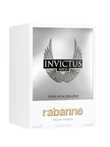 Rabanne Invictus Aqua EDT para Hombre – 3.4 oz (100 ml)