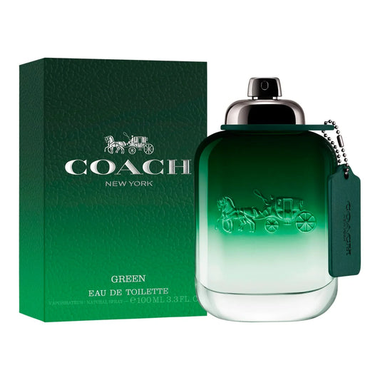 Coach Green Eau de Toilette para Hombre – 3.3 oz (100 ml)