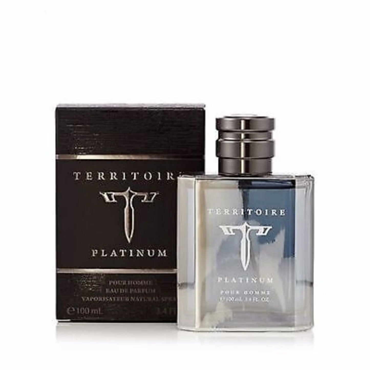 Territoire Platinum Pour Homme Eau de Parfum – 3.4 oz (100 ml)