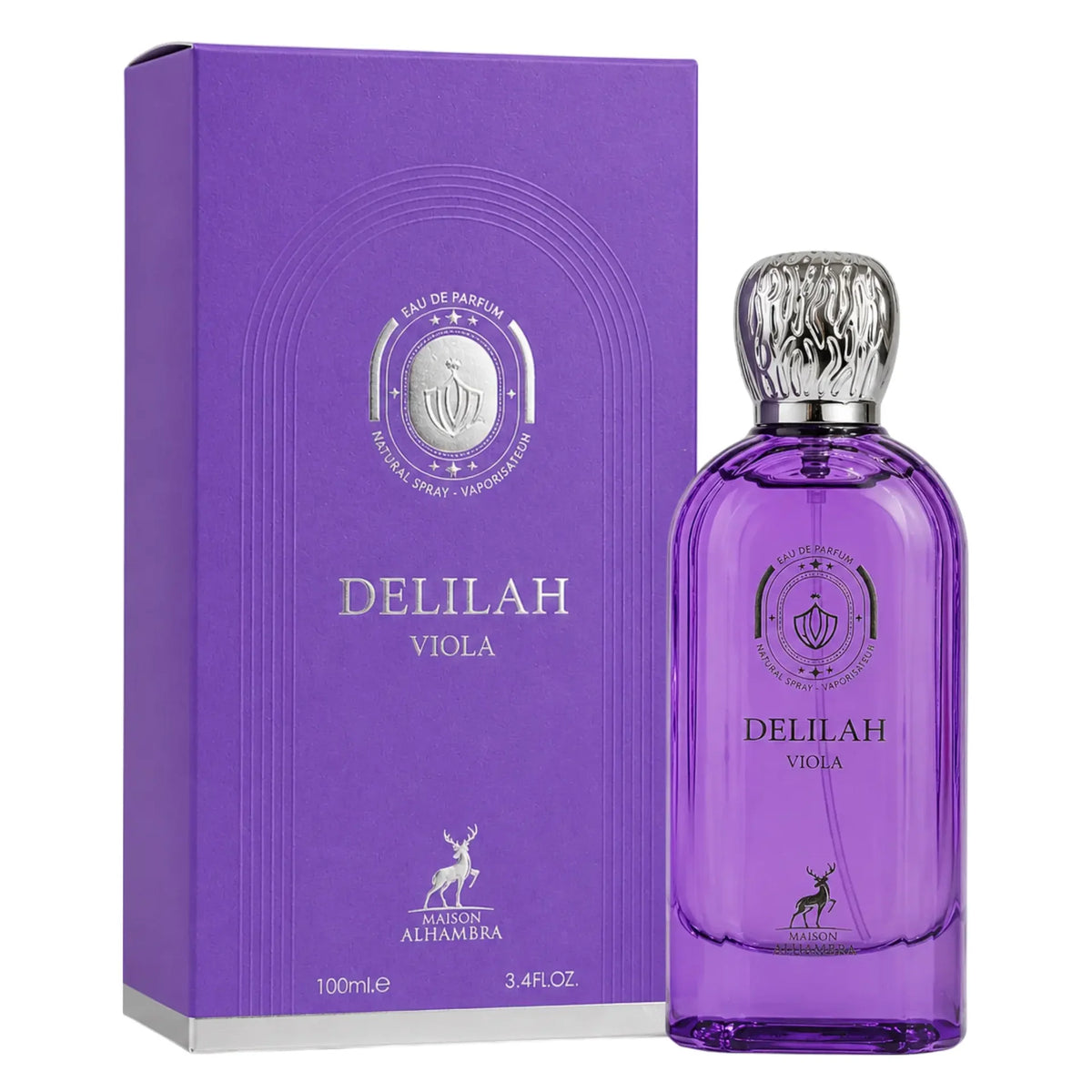 Delilah Viola by Maison Alhambra – Eau de Parfum 3.4 oz (100 ml)
