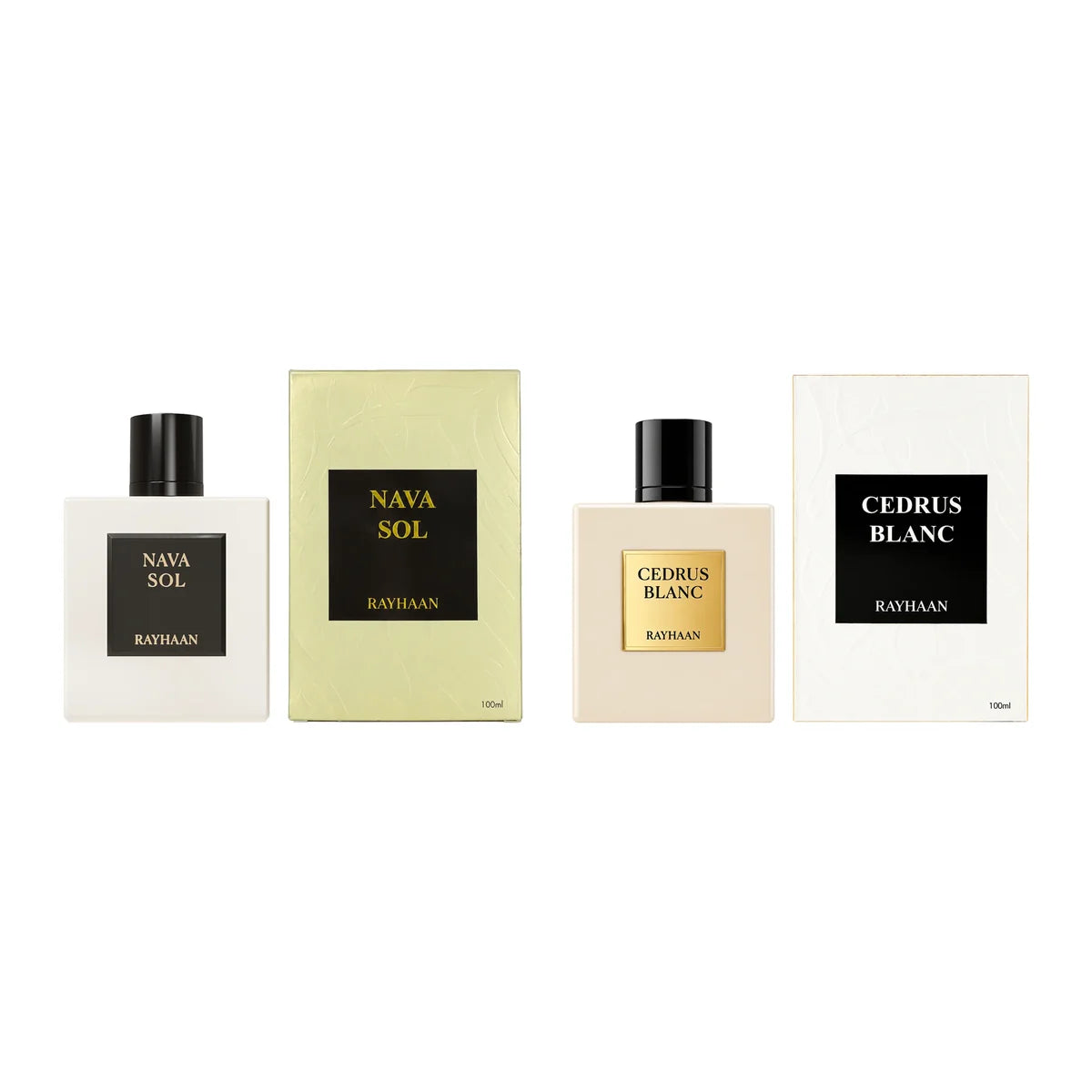 Combo Rayhaan – Nava Sol + Cedrus Blanc 3.4 oz