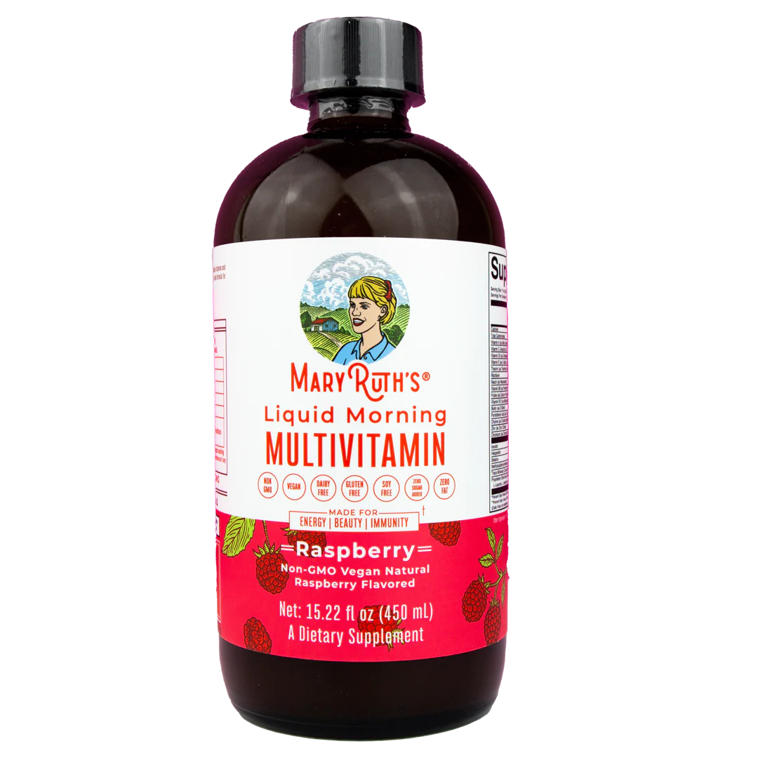 MaryRuth’s Liquid Morning Multivitamin 22oz – Raspberry
