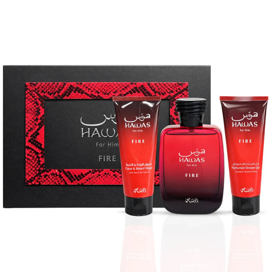 Rasasi Hawas Fire Gift Set para Hombre