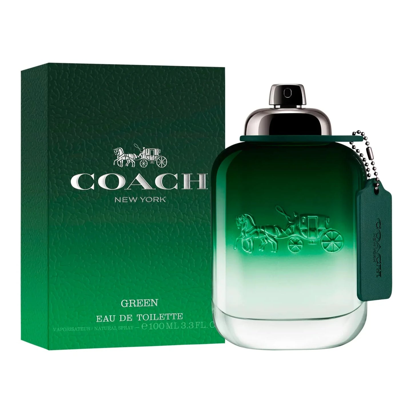 Coach Green Eau de Toilette para Hombre – 3.3 oz (100 ml)