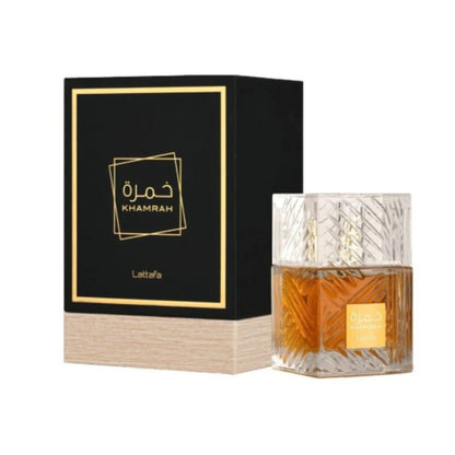 Lattafa Khamrah Eau de Parfum Unisex – 3.4 oz (100 ml)