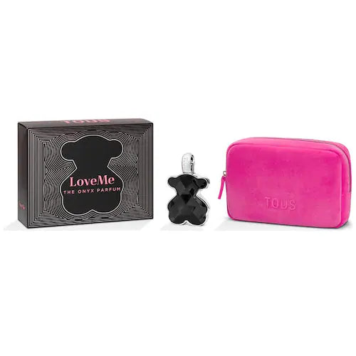 TOUS LoveMe The Onyx Parfum Set – 3.0 oz (90 ml) + Vanity Case