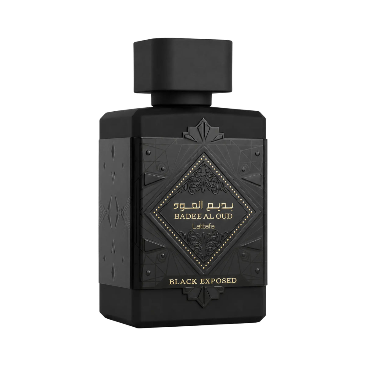 Lattafa Bade’e Al Oud Black Exposed Eau de Parfum – 3.4 oz (100 ml)