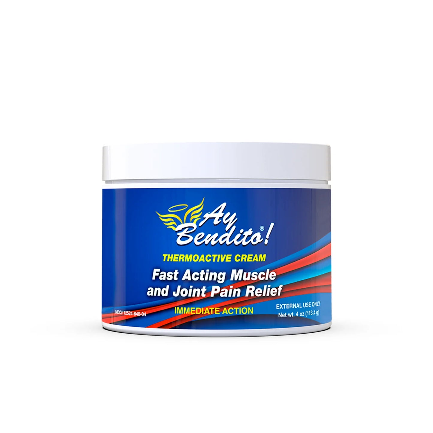 Ay Bendito Thermoactive Cream with Glucosamine + Chondroitin - 4 OZ Jar