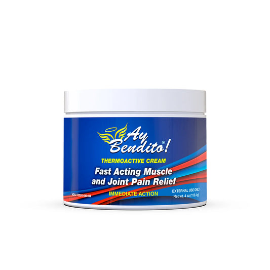 Ay Bendito Thermoactive Cream with Glucosamine + Chondroitin - 4 OZ Jar