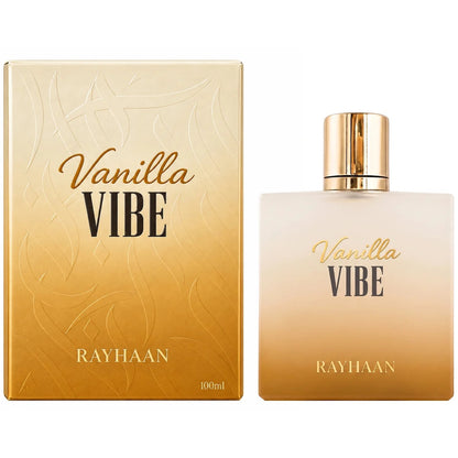 Vanilla Vibe by Rayhaan - caja y botella